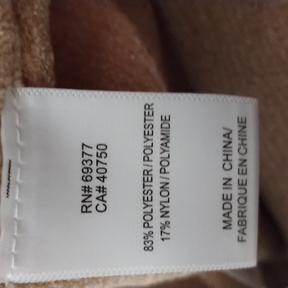 NWOT Wynne Lounge cocoa velour joggers deep pockets Sz PXXS - Picture 7 of 9